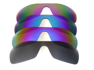 Galaxylense replacement for Oakley Antix Black&Purple&Blue&Green Polarized 4 Pairs